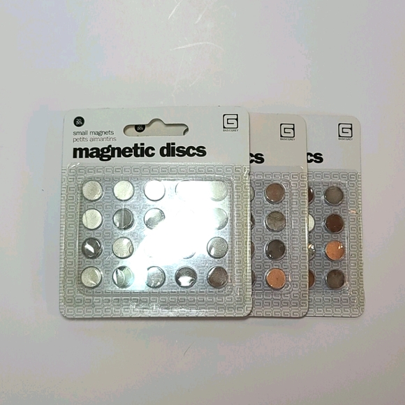 Basic Grey Small Magnets - 3 packs of 20 - Picture 2 of 3